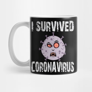 I survived corona virus funny covid 19 design Mug